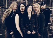 Nástup na utkání za zvuků Nightwish