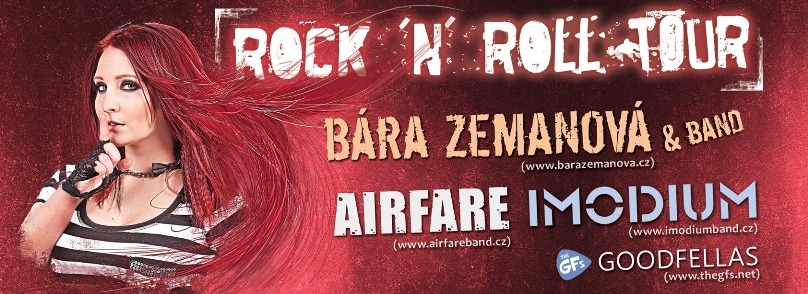 Bára Zemanová Rock and roll tour 2012