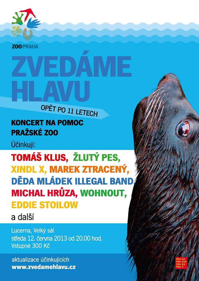 Koncert na pomoc pražské zoo – Zvedáme hlavu opět po 11 letech