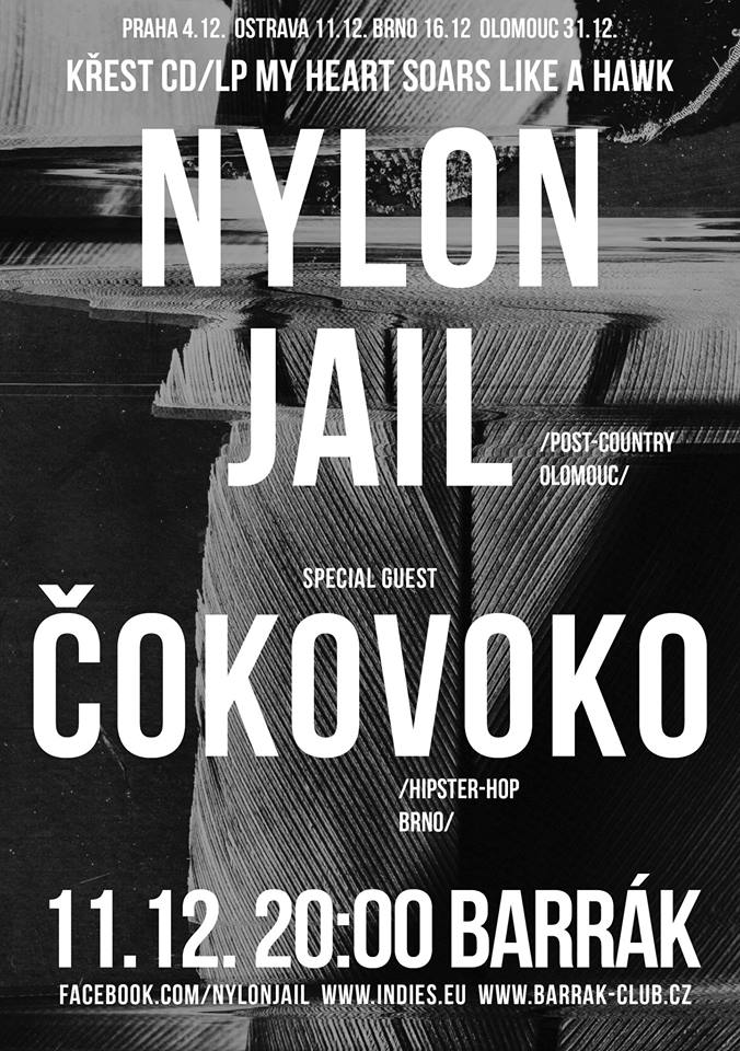 Nylon Jail přijíždí do Ostravy pokřtít opěvovaný debut My Heart Soars Like a Hawk