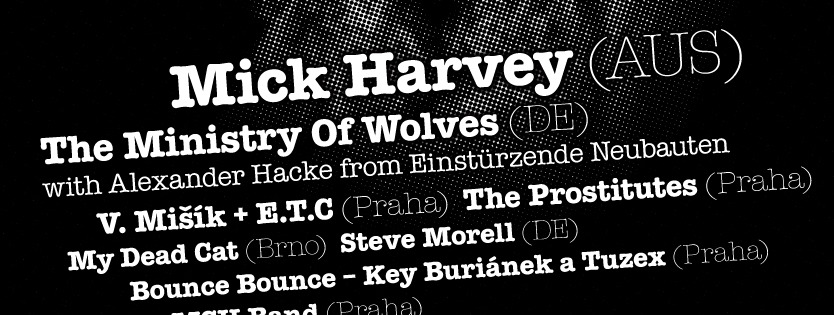 Mick Harvey a The Ministry Of Wolves headlinery brněnského Henry Lee Festu