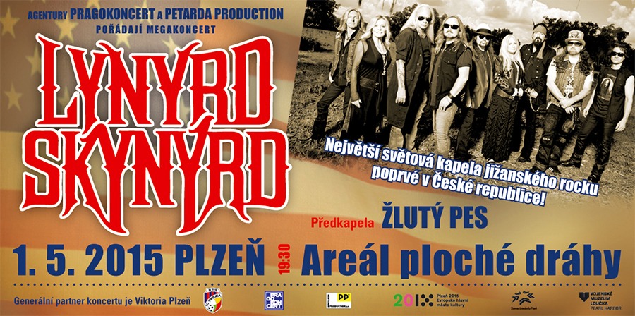 Světová hudební legenda Lynyrd Skynyrd poprvé v ČR!